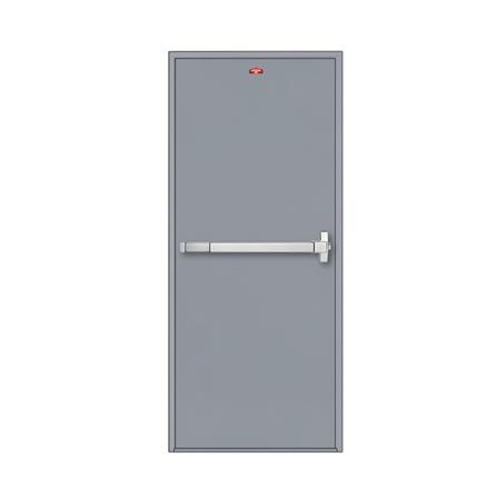 ชุดประตูเหล็กทนไฟ PROFESSIONAL DOOR FFD100G 106.4x204.8 ซม. สีเทา (เปิดด้านขวา ออกด้านนอก)_0