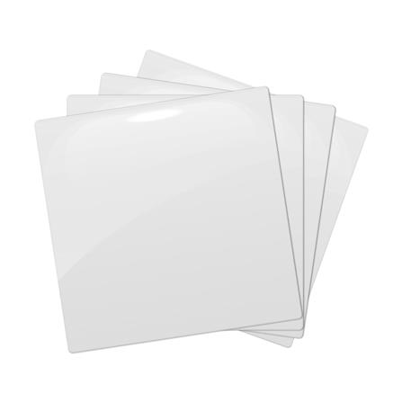สติ๊กเกอร์ D.I.Y HOME LIVING STYLE GLASS 30x30 ซม. สีเงิน (แพ็ก 4 ชิ้น)_0