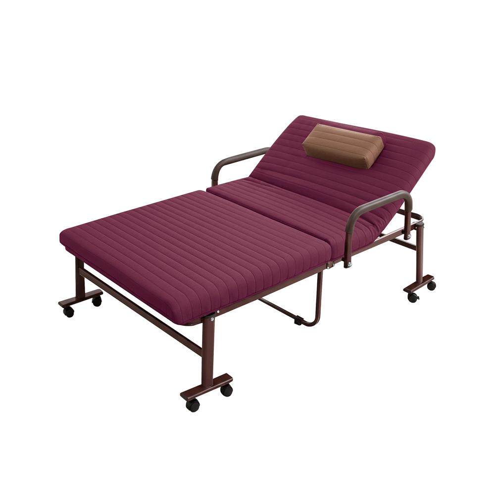 เตียงพับพร้อม TOPPER THAIBUL OLT250-90B 90x190x50 ซม. สีแดง