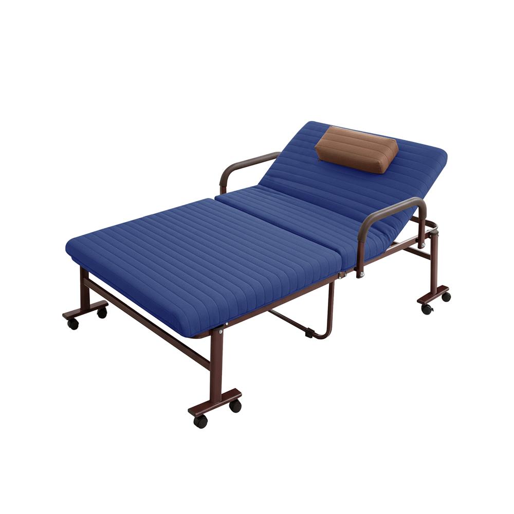 เตียงพับพร้อม TOPPER THAIBULL OLT250-90B 90x190x50 ซม. สีน้ำเงิน