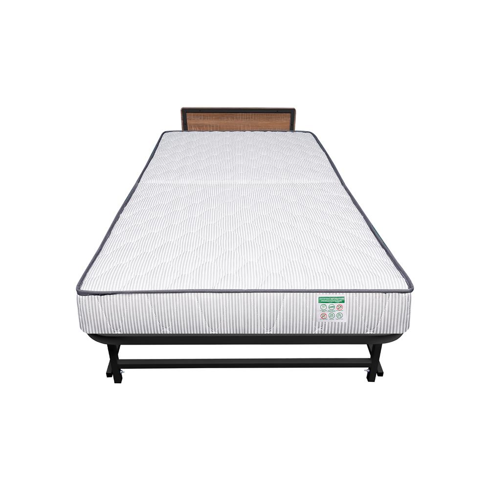 เตียงพับพร้อม TOPPER THAIBULL SSTSFPE245-105TNR 107x198x55 ซม. สีดำ