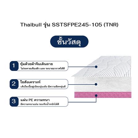 เตียงพับพร้อม TOPPER THAIBULL SSTSFPE245-105TNR 107x198x55 ซม. สีดำ_10