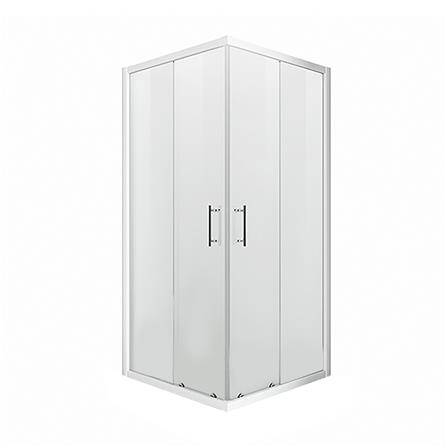 ฉากกั้นอาบน้ำ CRISTINA SQUARE-100Silver 100X100X190 ซม._0
