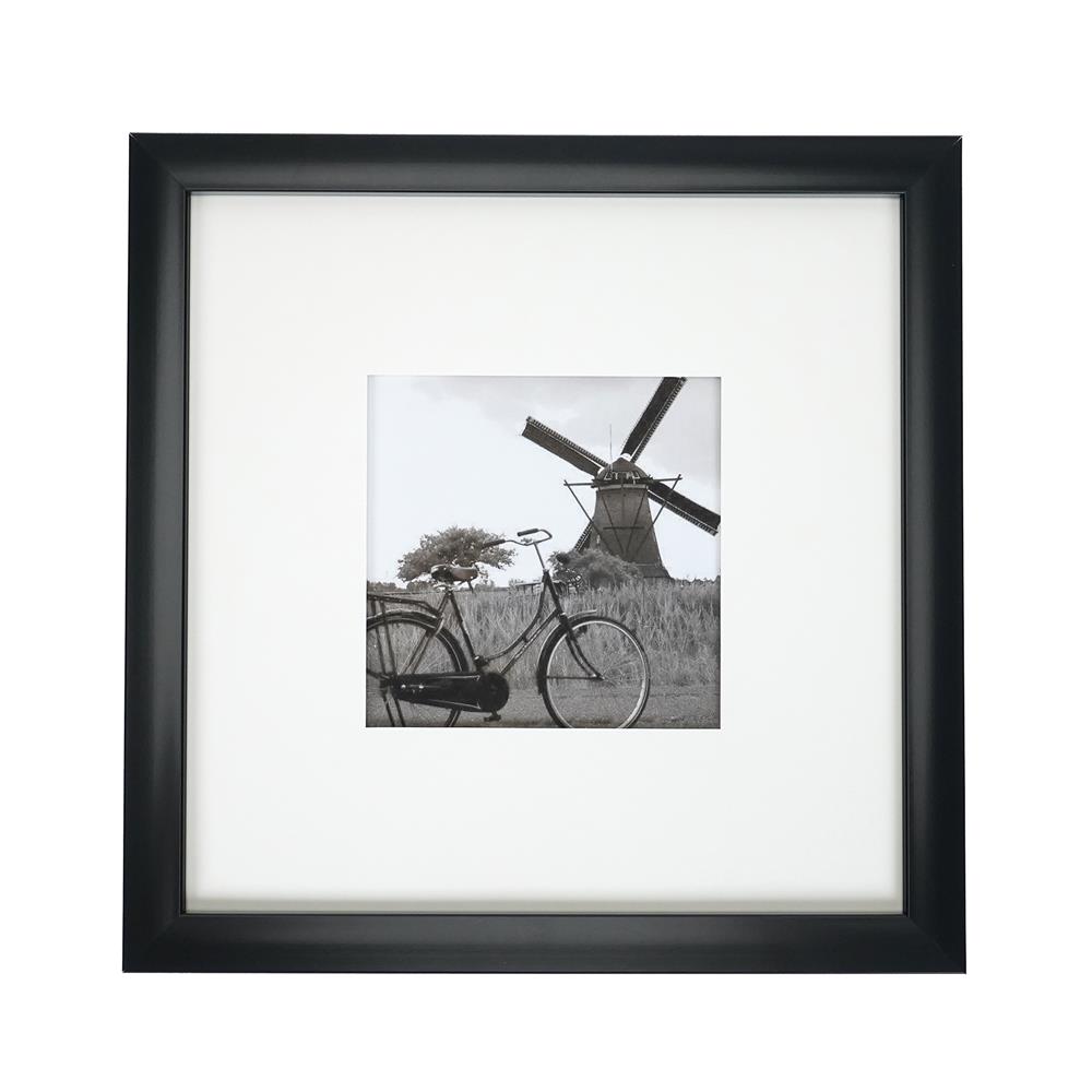 กรอบรูป SNAZZ LENORA SQUARE 25x25 ซม. สีดำ