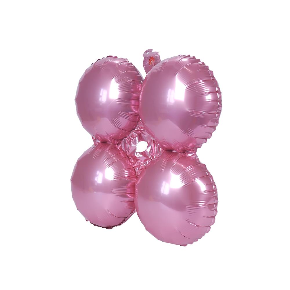 ซุ้มลูกโป่งฟอยล์ SNAZZ 250x300 ซม. สีชมพู/โรสโกลด์/ม่วง