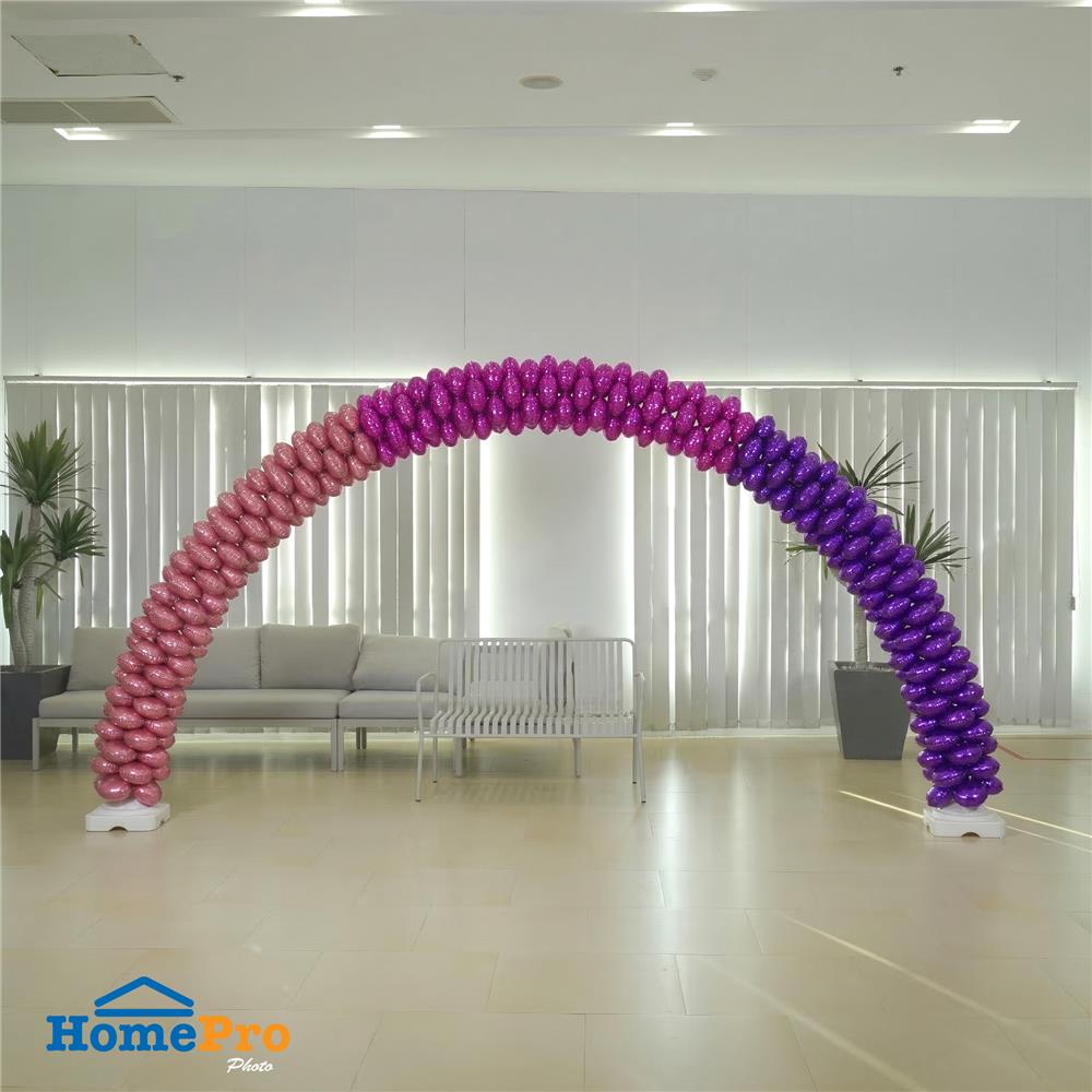 ซุ้มลูกโป่งฟอยล์ SNAZZ 250x300 ซม. สีชมพู/โรสโกลด์/ม่วง