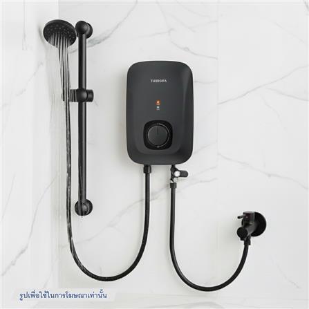 เครื่องทำน้ำอุ่น TURBORA AC-45E 4500 วัตต์ สีดำ_5