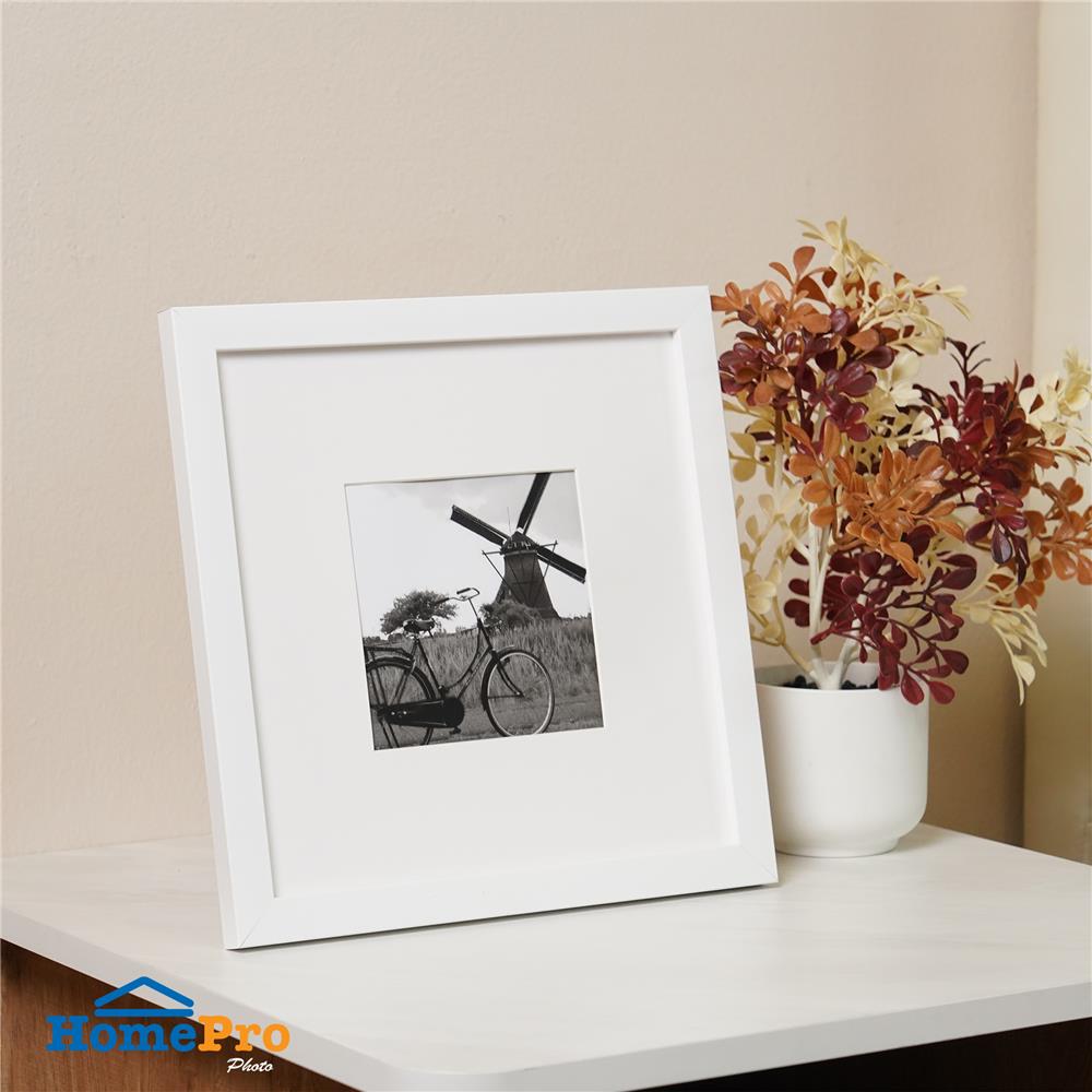 กรอบรูป SNAZZ LENORA SQUARE 25x25 ซม. สีขาว