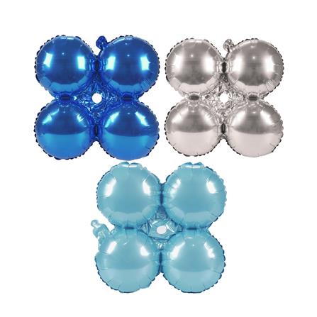 ซุ้มลูกโป่งฟอยล์ SNAZZ 250x300 ซม. สีฟ้า/น้ำเงิน/เงิน_2