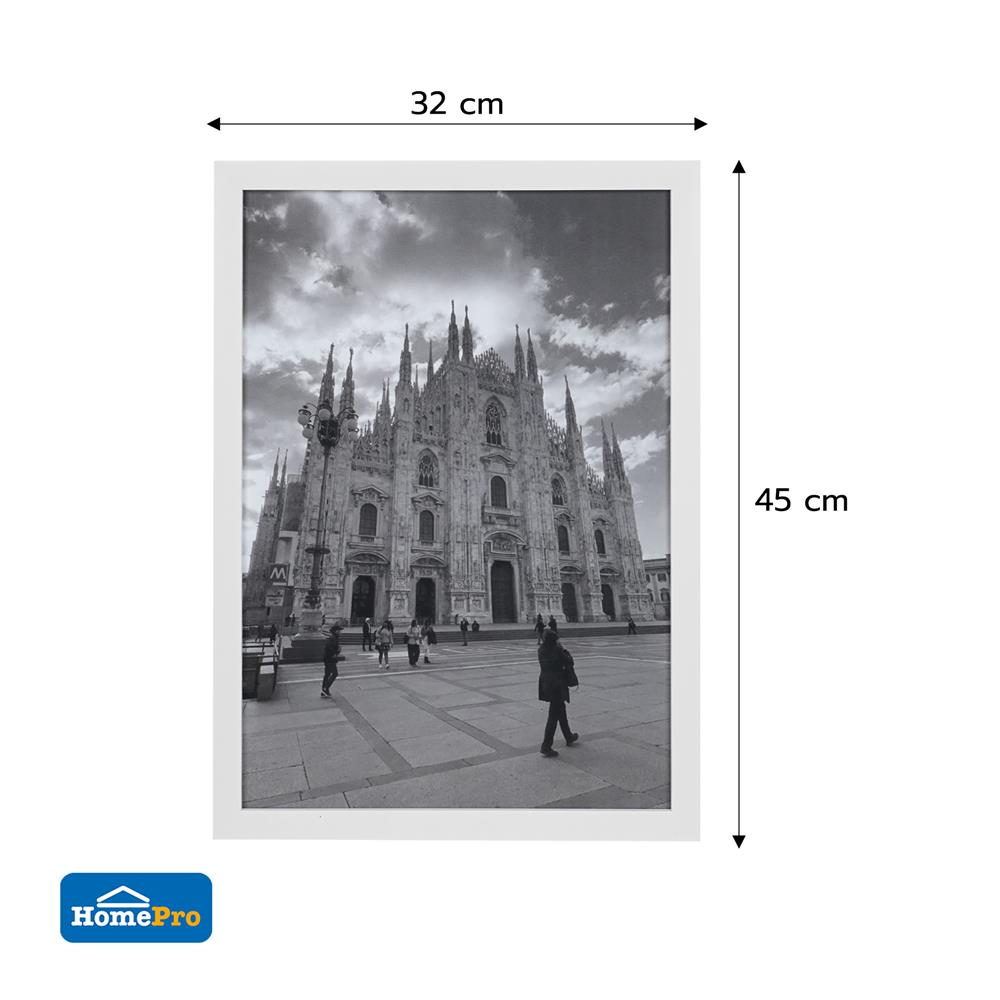 กรอบรูป SNAZZ LENORA A3 สีขาว