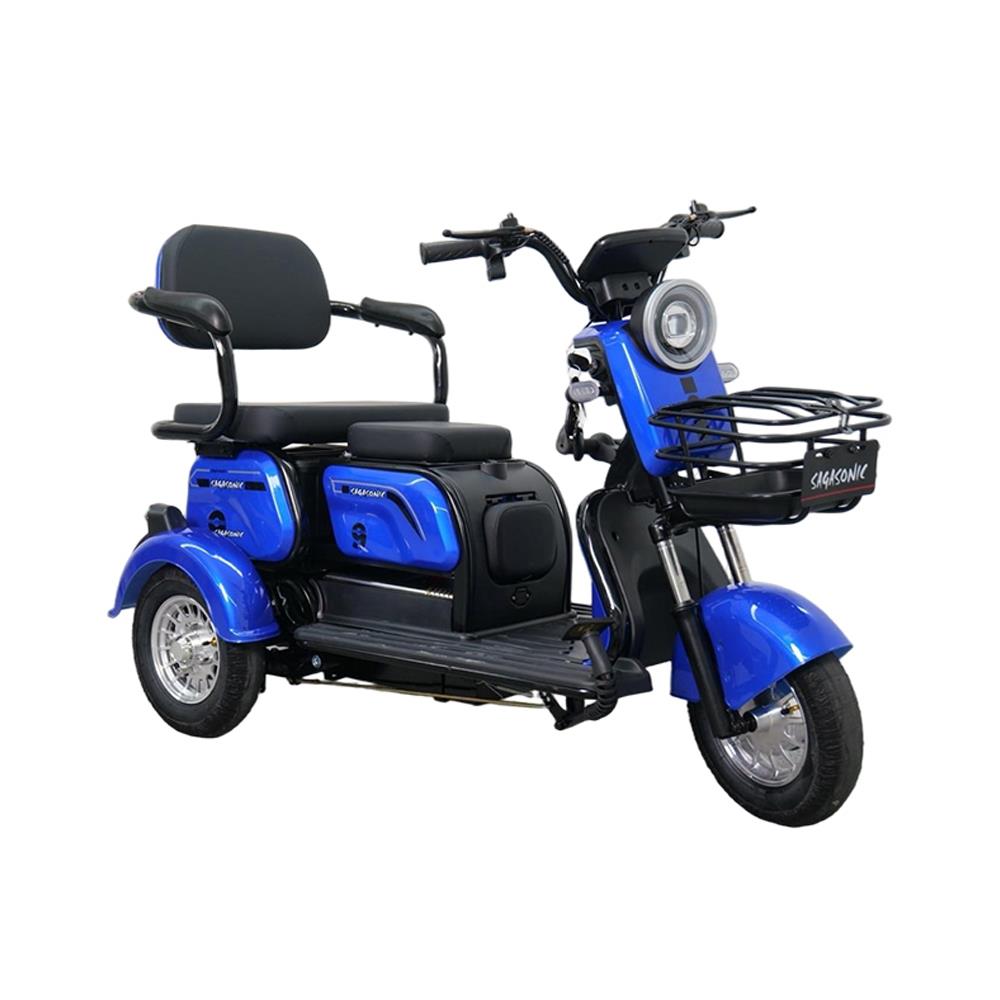 สกู๊ตเตอร์ไฟฟ้า 3 ล้อ SAGASONIC SA-301 X6 สีน้ำเงิน