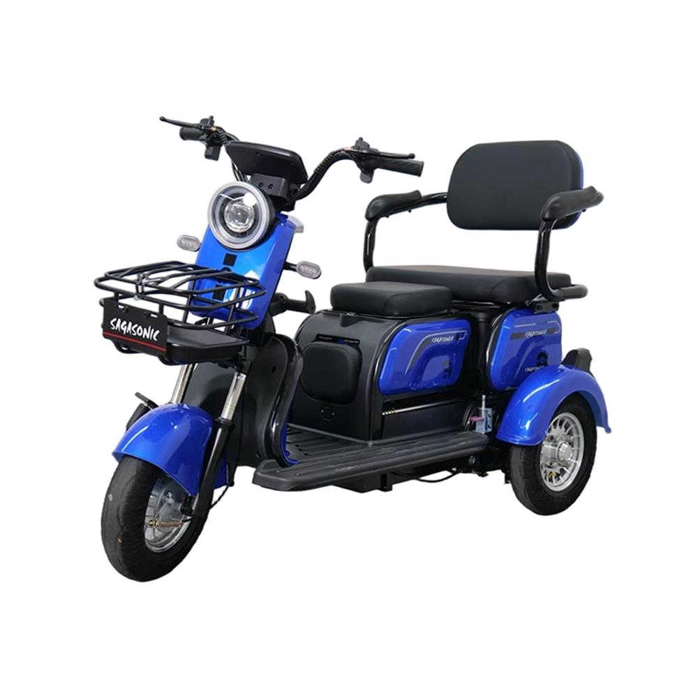 สกู๊ตเตอร์ไฟฟ้า 3 ล้อ SAGASONIC SA-301 X6 สีน้ำเงิน