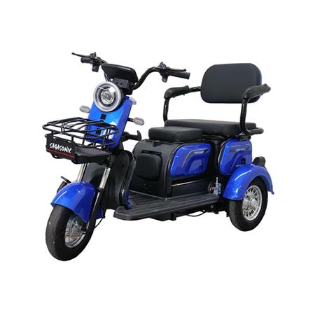 สกู๊ตเตอร์ไฟฟ้า 3 ล้อ SAGASONIC SA-301 X6 สีน้ำเงิน_3