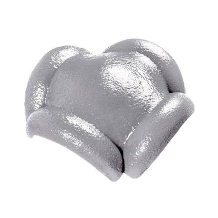 ครอบสันโค้ง 4 ทาง ตราเพชร CT เวนิส 36x39 ซม. สีเทามิลาน_0