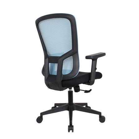 เก้าอี้สำนักงาน FURDINI WELL NET/ผ้า สีดำ/น้ำเงิน_4