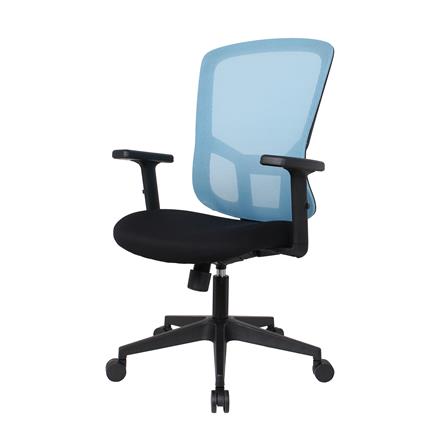 เก้าอี้สำนักงาน FURDINI WELL NET/ผ้า สีดำ/น้ำเงิน_0