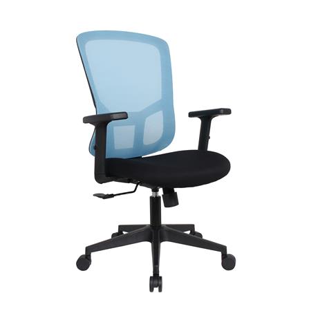 เก้าอี้สำนักงาน FURDINI WELL NET/ผ้า สีดำ/น้ำเงิน_2