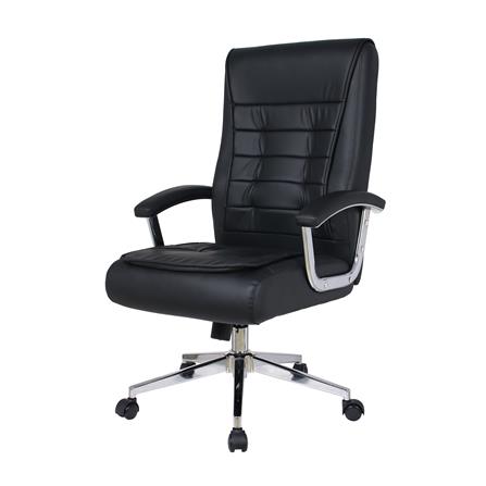 เก้าอี้สำนักงาน FURDINI MARCOS PU สีดำ_0