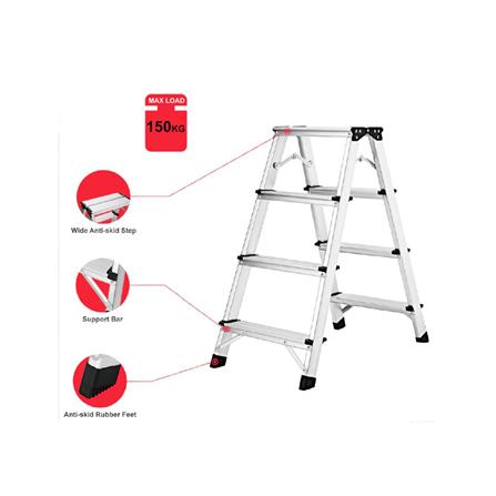 บันได STEP 4 ขั้น BARCO ADHL-004-ALU สีอะลูมิเนียม_2