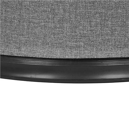 ถังขยะกลม ACCO LEATHER PU 7 ลิตร สีเทา_3