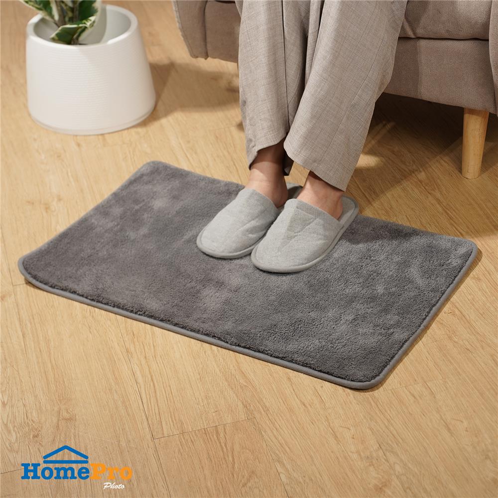 พรม SNAZZ KASHMIR 45x70 ซม. สีเทาเข้ม