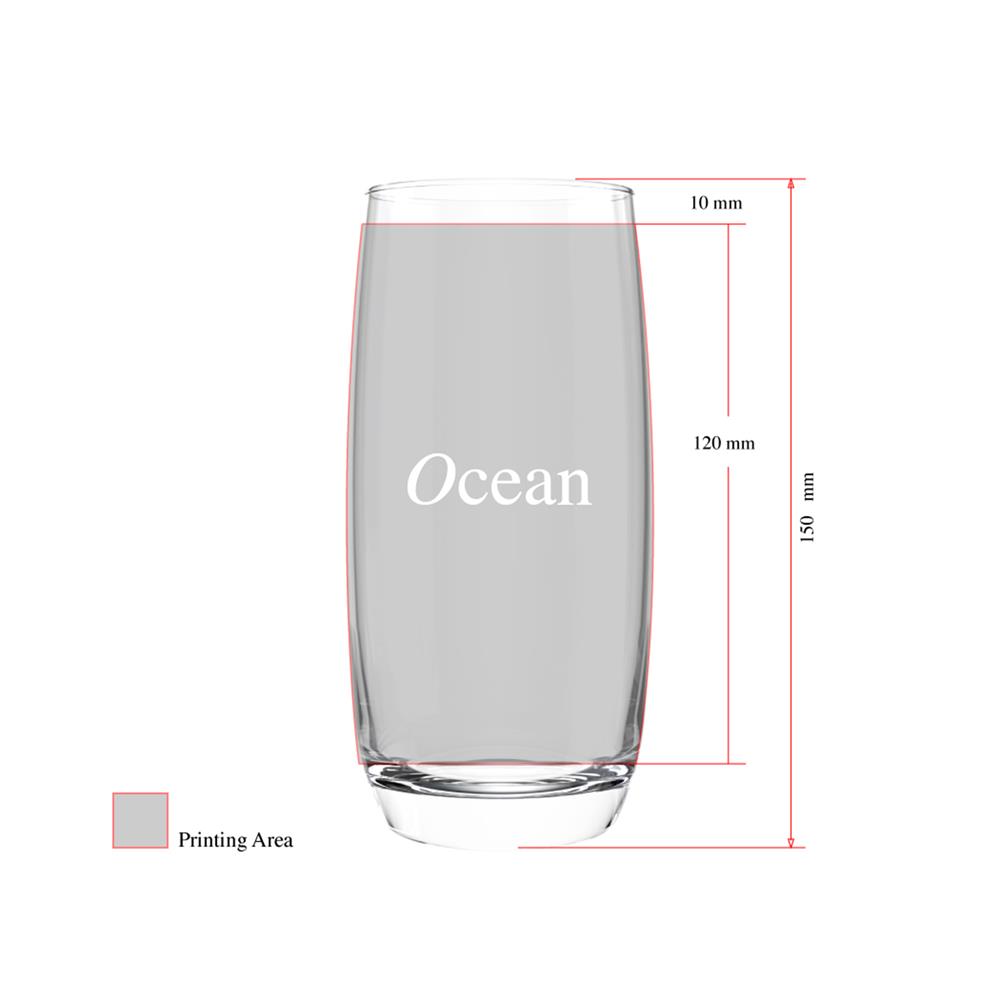 แก้วน้ำ 460 มล. OCEAN GLASS IVORY LONG DRINK