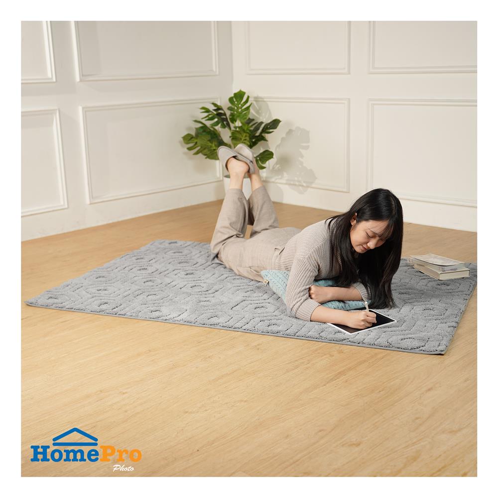 พรม HOME LIVING STYLE BEEVA 120x180 ซม. สีเทา
