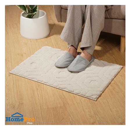 พรม HOME LIVING STYLE BEEVA 45x70 ซม. สีครีม_4