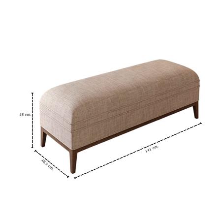 สตูล SB FURNITURE GLIMBER 19240780 สีน้ำตาลอ่อน_4