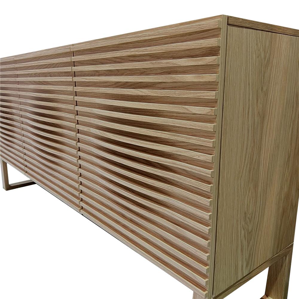 ตู้เตี้ยบานเปิด SB FURNITURE WEAVER 19243377 180 ซม. สีไม้ธรรมชาติ