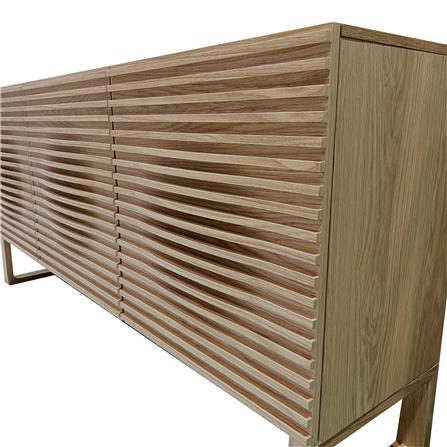 ตู้เตี้ยบานเปิด SB FURNITURE WEAVER 19243377 180 ซม. สีไม้ธรรมชาติ_4