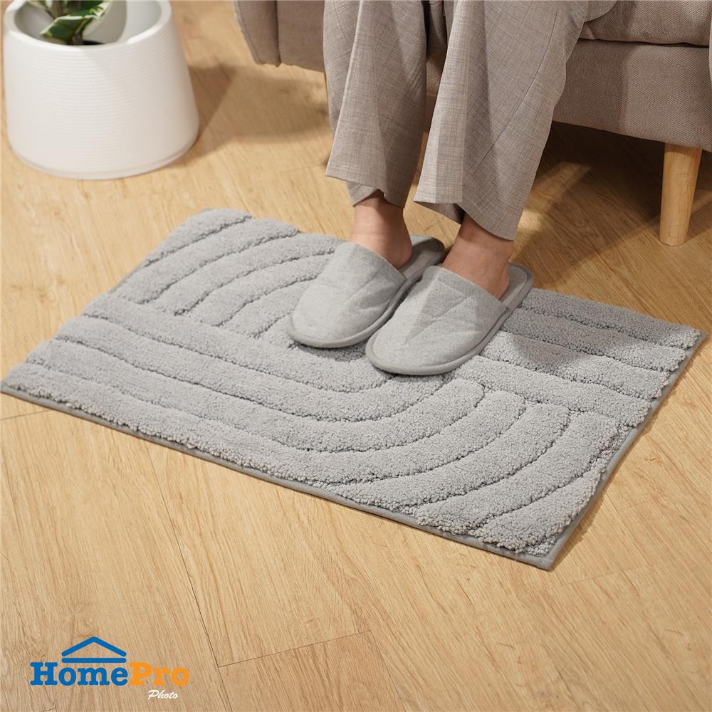 พรม HOME LIVING STYLE TILLY 45x70 ซม. สีเทา