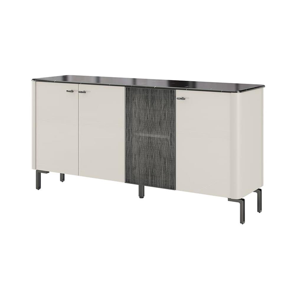 ตู้เตี้ยบานเปิด SB FURNITURE BLESS 19248748 160 ซม. สีอัลมอนด์เบจ