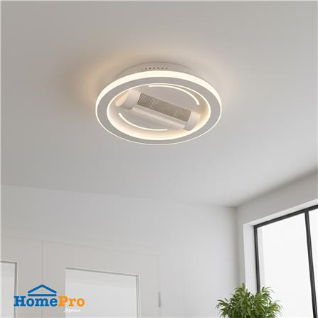 ไฟเพดานพัดลม LED CARINI CN21-6011WH 71 วัตต์ 22 นิ้ว สีขาว_4