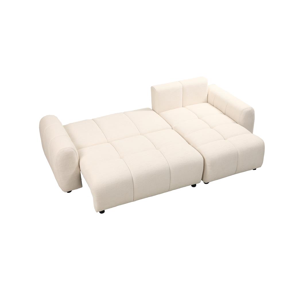 โซฟาเข้ามุม FURDINI VELORA สีเทาอ่อน