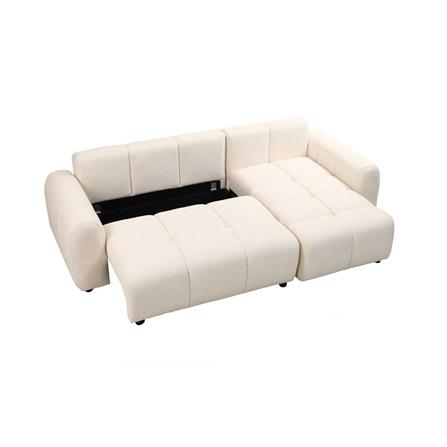 โซฟาเข้ามุม FURDINI VELORA สีเทาอ่อน_2