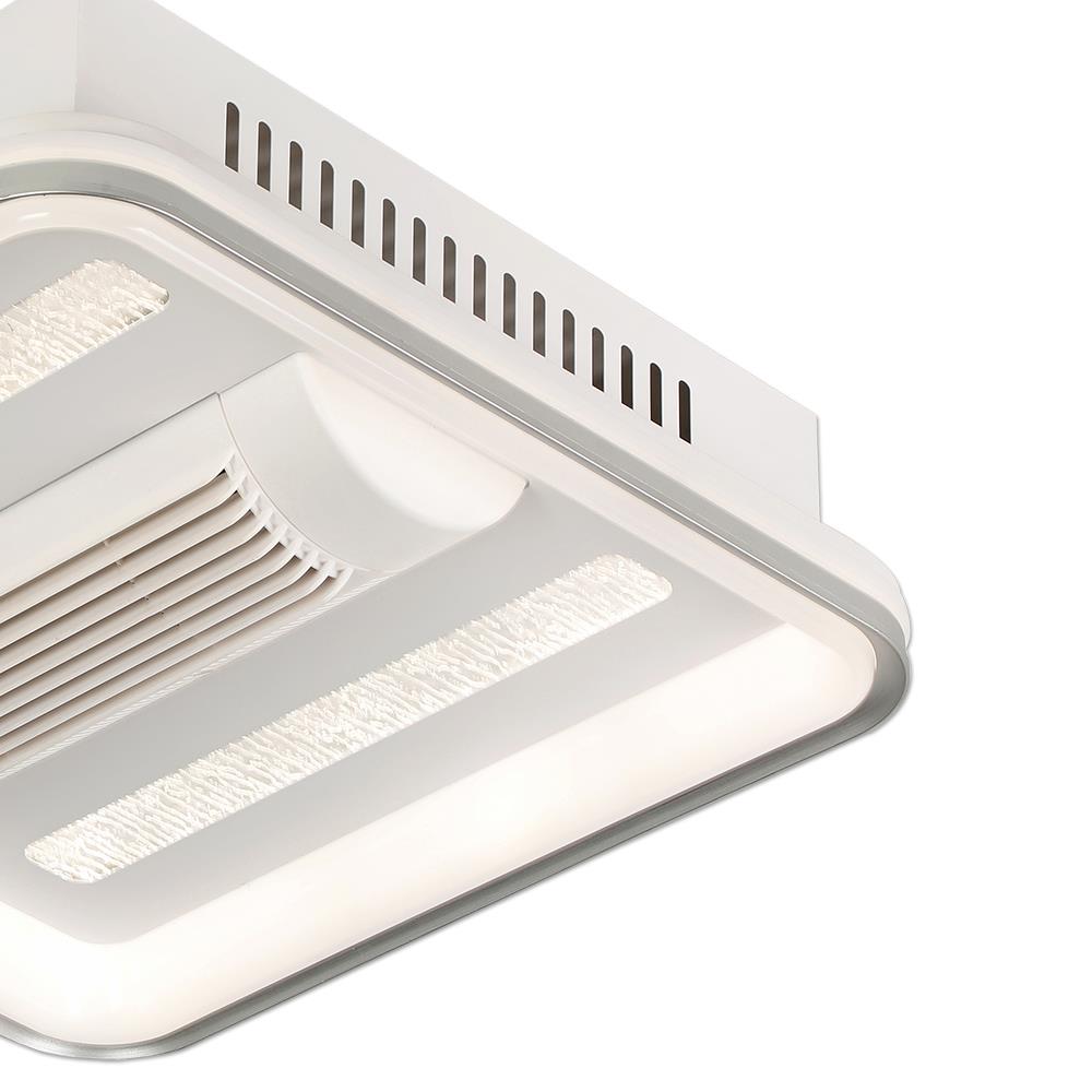 ไฟเพดานพัดลม LED CARINI CN20-6010WH 66 วัตต์ 20 นิ้ว สีขาว