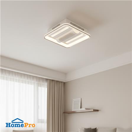 ไฟเพดานพัดลม LED CARINI CN20-6010WH 66 วัตต์ 20 นิ้ว สีขาว_4