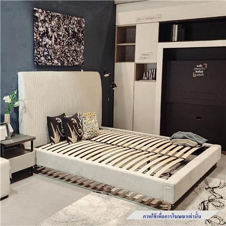 เตียง 6 ฟุต SB FURNITURE GRACELYN 19236490 สีครีม_4