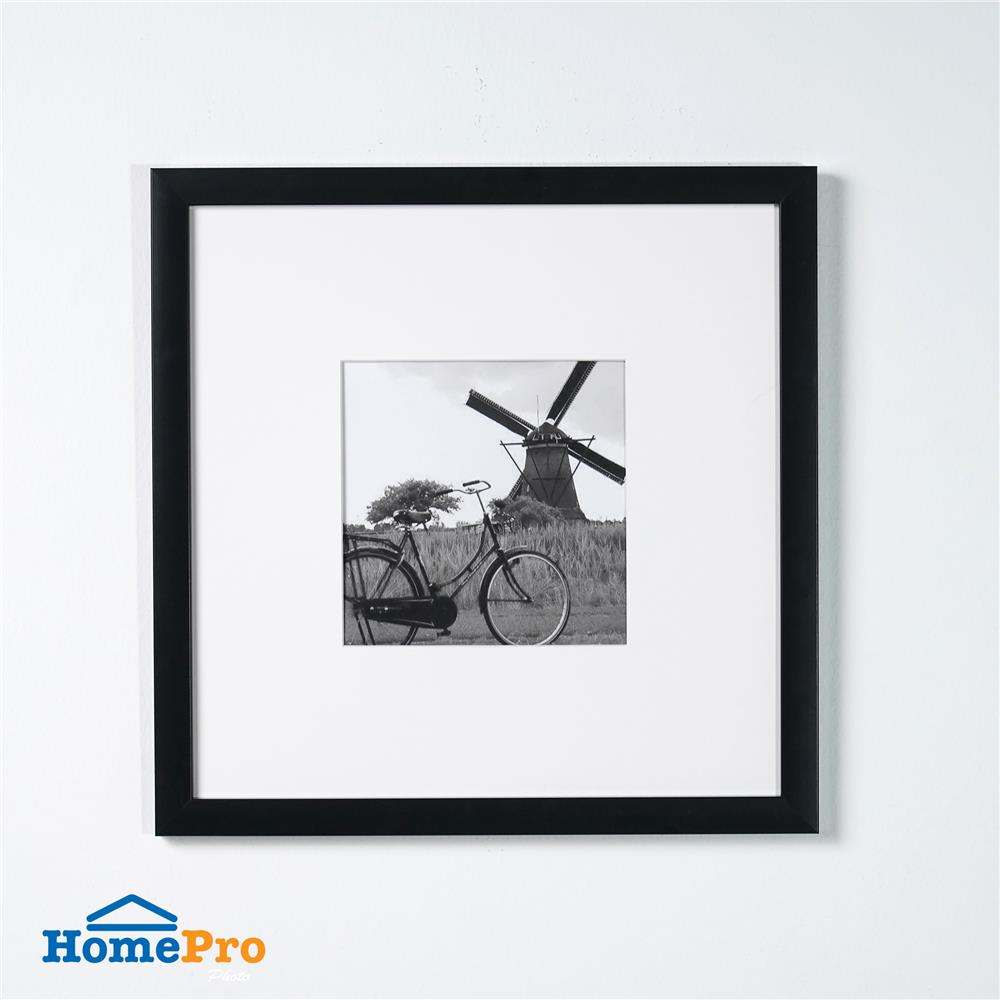 กรอบรูป SNAZZ LENORA SQUARE 32x32 ซม. สีดำ