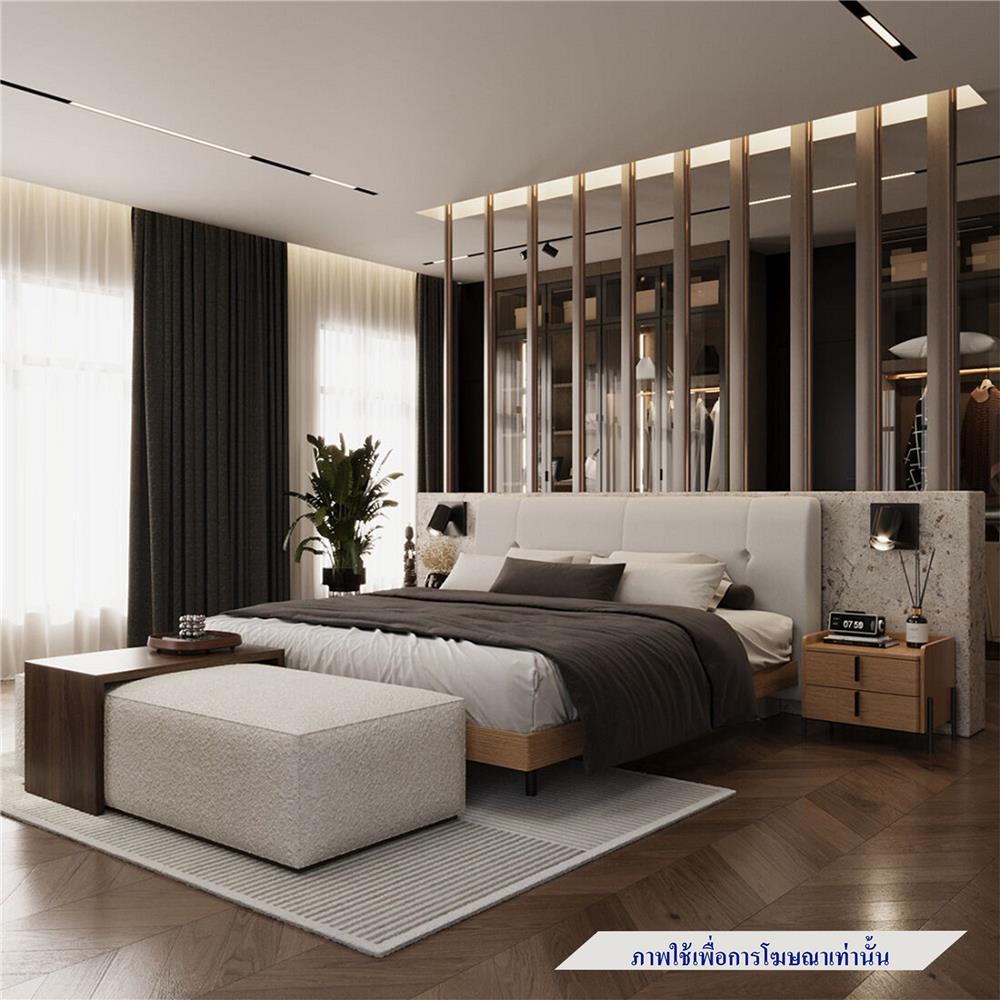 เตียง 6 ฟุต SB FURNITURE WANATA 19239512 สีโอ๊ค