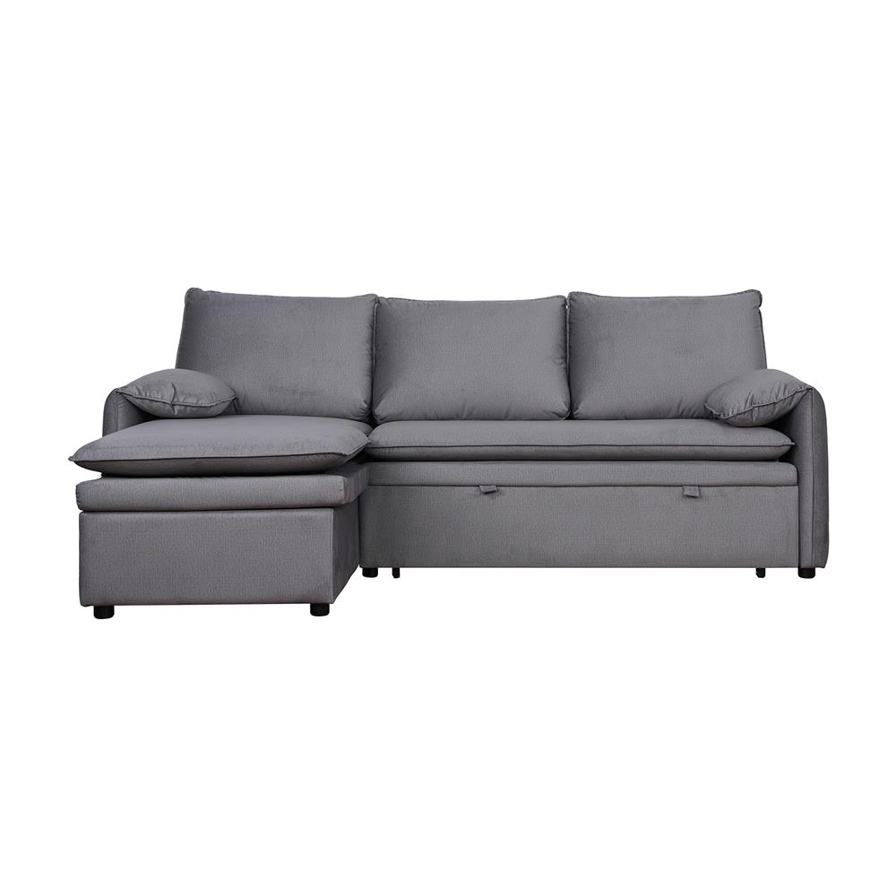 โซฟาเข้ามุมซ้าย FURDINI SPACE PET FRIENDLY สีเทา