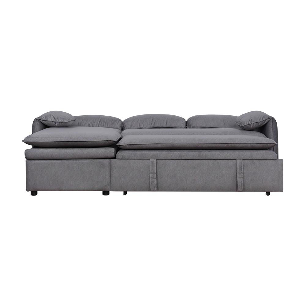 โซฟาเข้ามุมซ้าย FURDINI SPACE PET FRIENDLY สีเทา