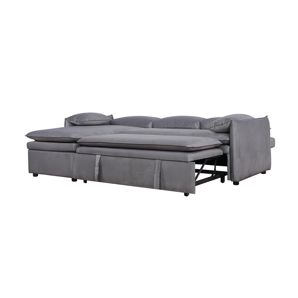 โซฟาเข้ามุมซ้าย FURDINI SPACE PET FRIENDLY สีเทา