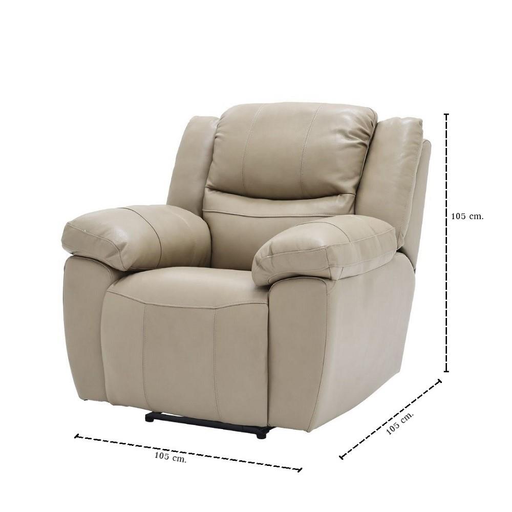 RECLINER SB FURNITURE MAMBO 19248272 สีครีม