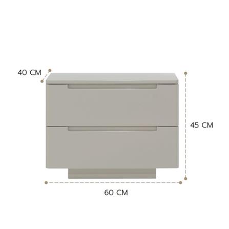 ตู้ข้างเตียง SB FURNITURE WENLY 60 ซม. สีไม้อ่อน_5