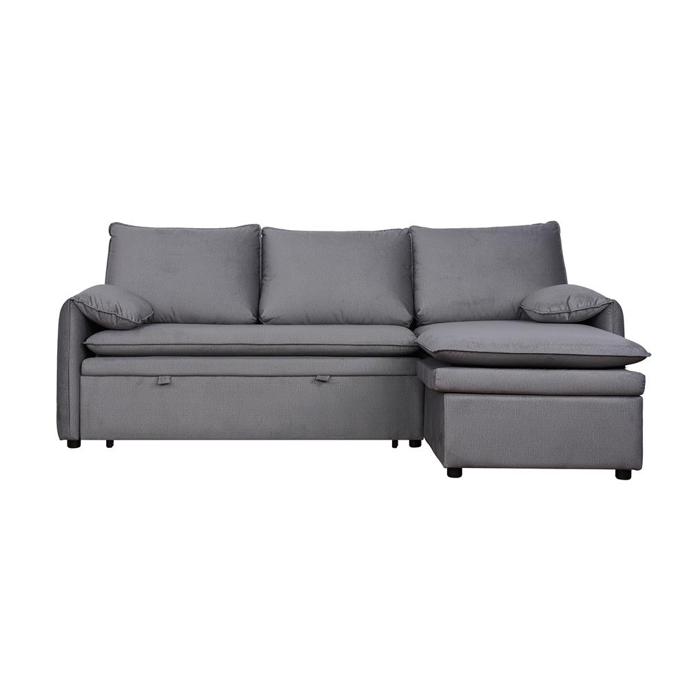 โซฟาเข้ามุมขวา FURDINI SPACE PET FRIENDLY สีเทา