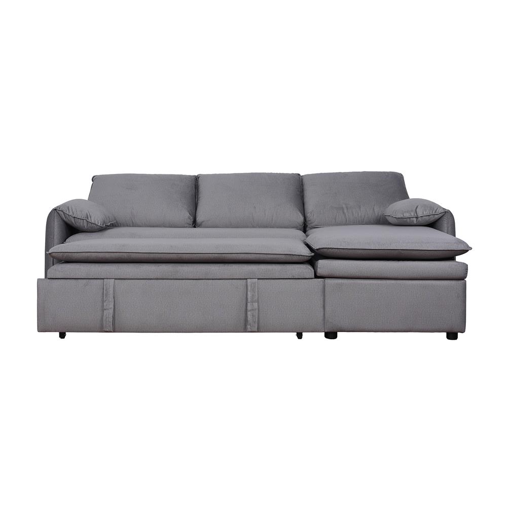 โซฟาเข้ามุมขวา FURDINI SPACE PET FRIENDLY สีเทา