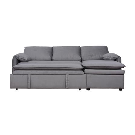 โซฟาเข้ามุมขวา FURDINI SPACE PET FRIENDLY สีเทา_2