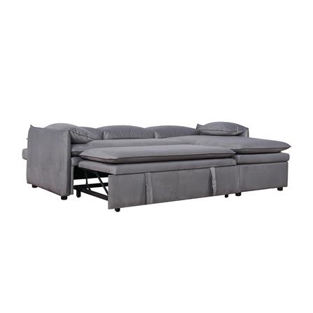 โซฟาเข้ามุมขวา FURDINI SPACE PET FRIENDLY สีเทา_7